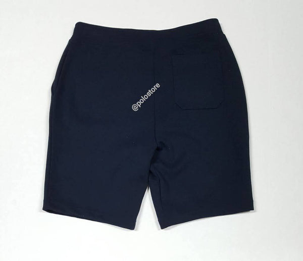 Nwt Polo Big & Tall Navy Double Knit Small Pony Shorts - Unique Style