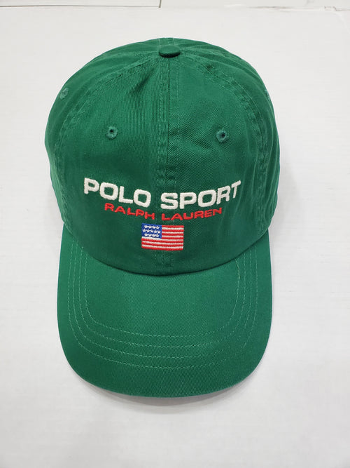 Nwt  Polo Sport Green Adjustable Strap Back