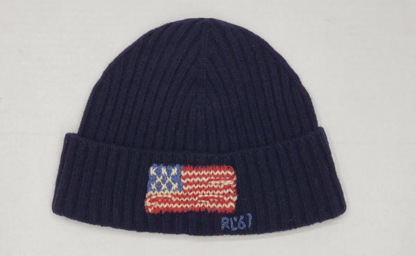 Nwt Polo Ralph Lauren American Flag Wool RL 67 Skully