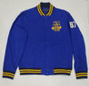 Nwt Polo Ralph Lauren Royal Blue Track Team 067 Button Jacket with Matching Track Team 067 Tear Away Pants