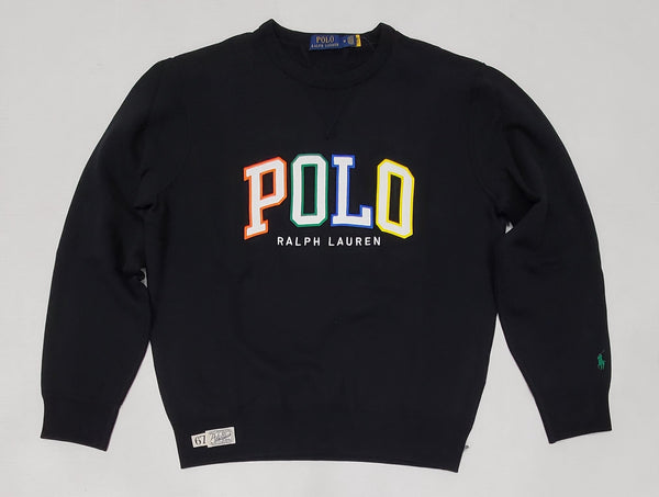 Nwt Polo Ralph Lauren Black Color Spellout Sweatshirt - Unique Style