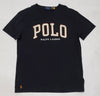 Nwt Polo Ralph Lauren Black Patch Spellout Classic Fit Tee - Unique Style