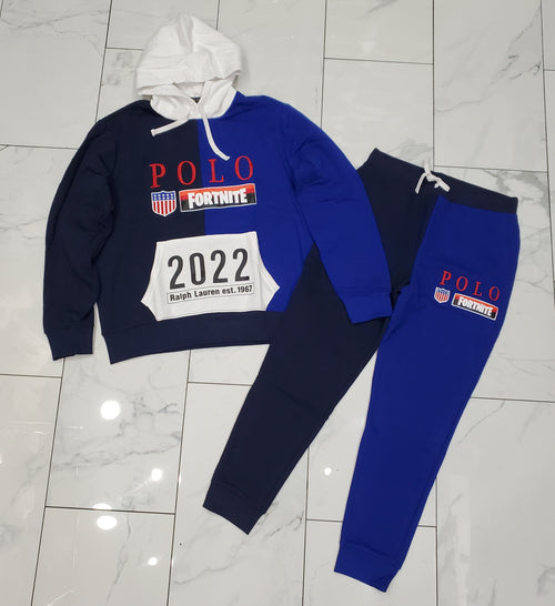 Nwt Polo Ralph Lauren Stadium Fortnite Hoody WITH Matching Fortnite Joggers - Unique Style