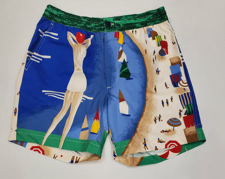 Nwt Polo Ralph Lauren Polo Sport 12 M Yacht Challenge Swim Trunks