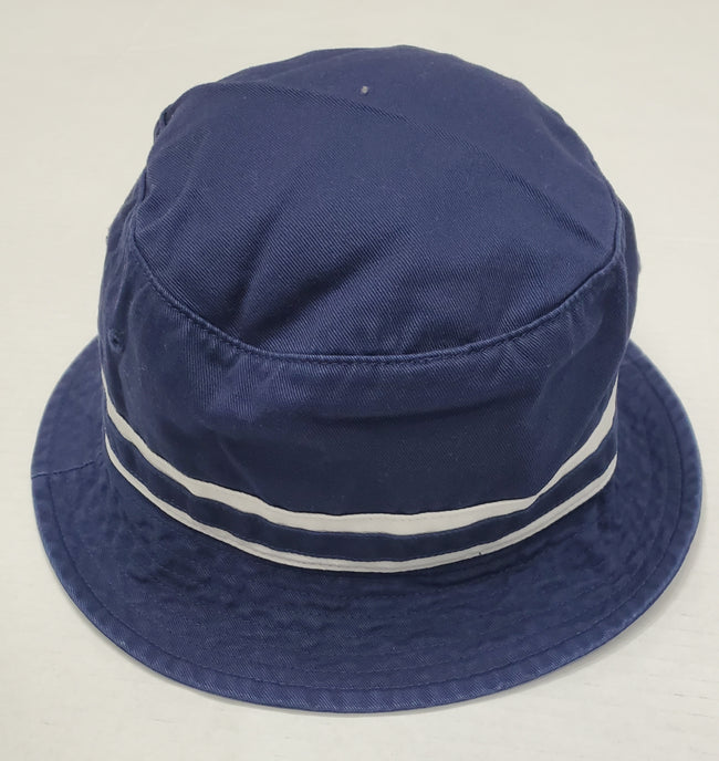 Nwt  Polo Ralph Navy/White Tennis Bucket Hat