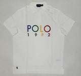 Nwt Polo Ralph White Embroidered 1992 Classic Fit Polo - Unique Style