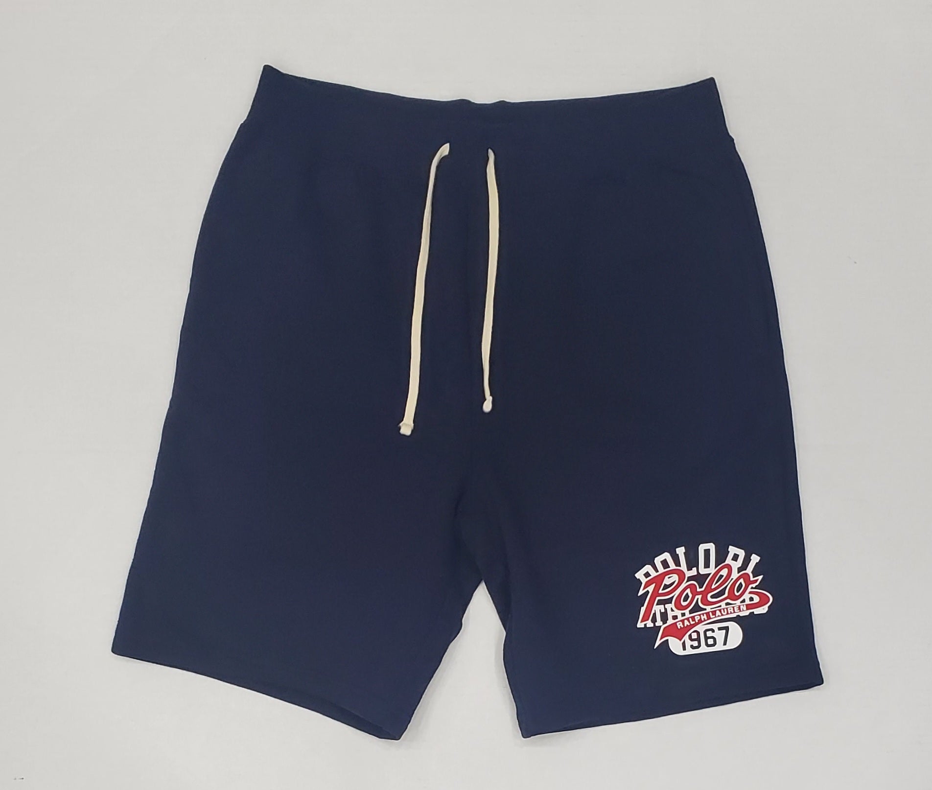 Polo Ralph Lauren Men’s Polo 1967 authentic ATHL DEPT Fleece Shorts Navy Size Medium NWT