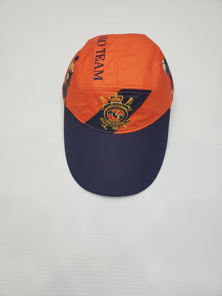 Nwt Polo Ralph Lauren Navy Corduroy R.L.P.C Ski Club Leather Strap Hat