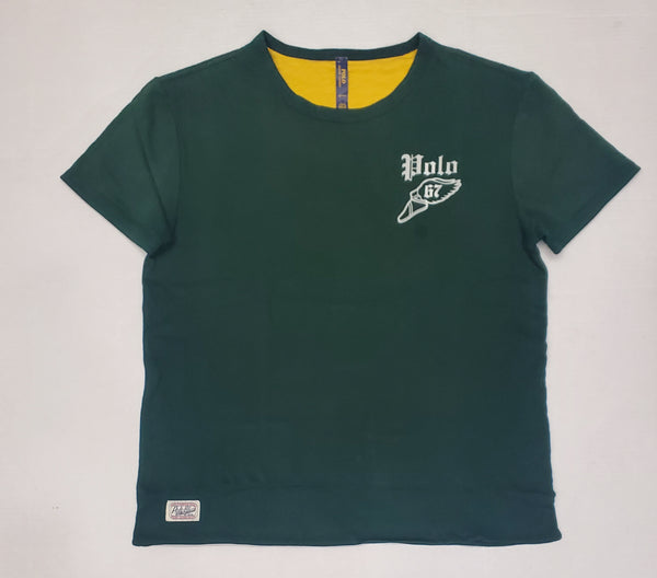 Nwt Polo Ralph Green/Yellow Reversible Athletic Tee