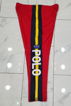 Nwt Polo Ralph Lauren Red/Navy/Yellow Hi Tech Sweatpants