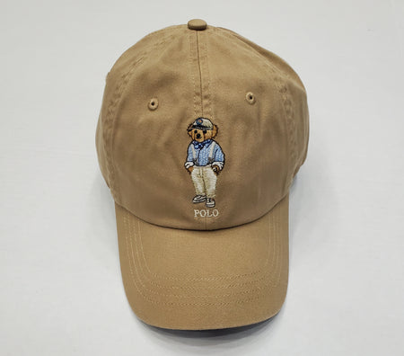 Nwt RLX Navy Golf Bear Velcro Strap Hat