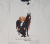 Nwt Polo Ralph Lauren White Lunar Teddy Bear Custom Slim Fit Tee - Unique Style