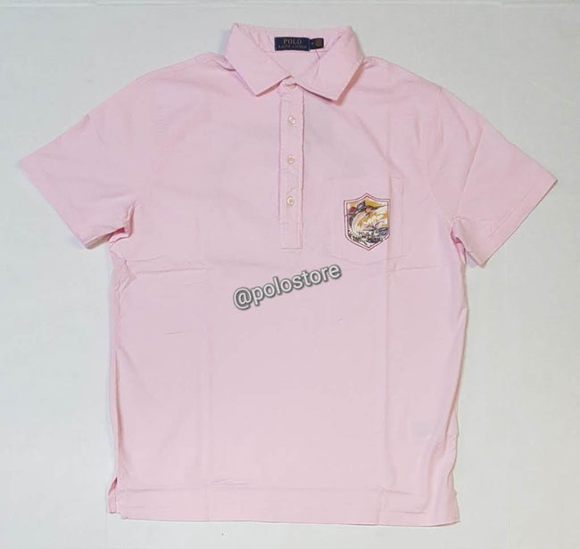 Nwt Kids Polo Ralph Lauren Pink Swordfish Polo Shirt (8-20)