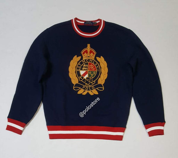 Nwt Polo Ralph Lauren Big & Tall Navy Crest Sweatshirt - Unique Style