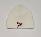 NWT Polo Ralph Lauren Cream Polo 67 Wing Foot Skully - Unique Style