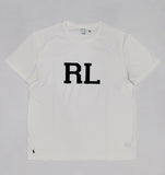 Nwt Polo Ralph Lauren White/Navy RL Tee