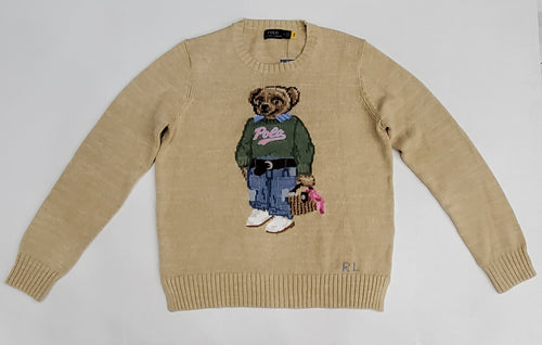 Nwt Polo Ralph Lauren Women's Handbag Teddy Bear Sweater - Unique Style