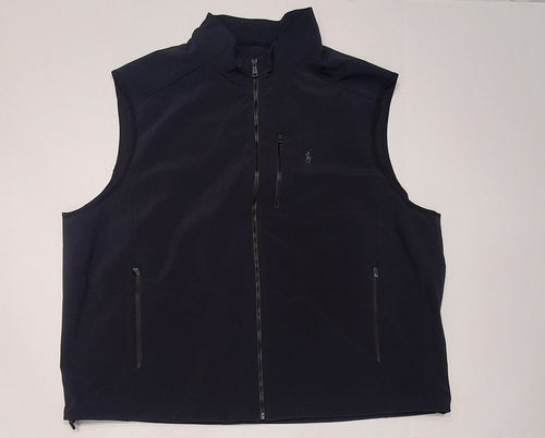 Nwt Polo Big & Tall Black Performance Small Pony Vest