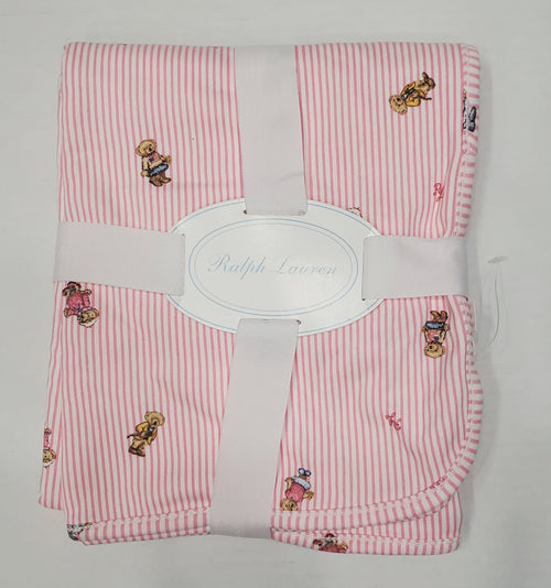 Nwt Girls Polo Ralph Lauren Pink Blanket (3M-9M) - Unique Style