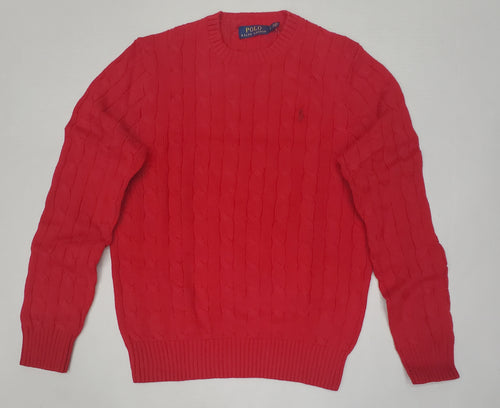 Nwt Polo Ralph Lauren Red w/Red Horse Roundneck Sweater - Unique Style