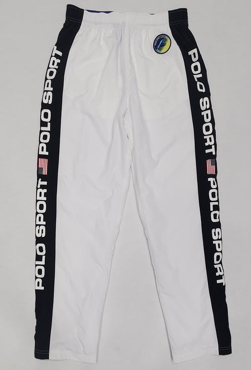 Nwt Polo Ralph Lauren Women's Black/White Polo Sport Patch Joggers