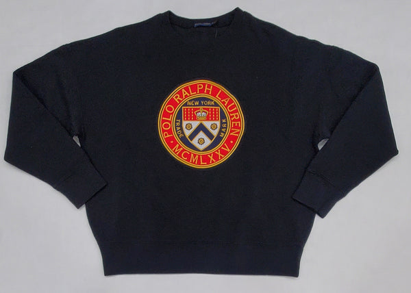 Nwt Polo Ralph Lauren Women's Patch Sweatshirt