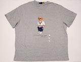 Nwt Polo Big & Tall Tennis Club Prep Style Bear Tee (Grey)