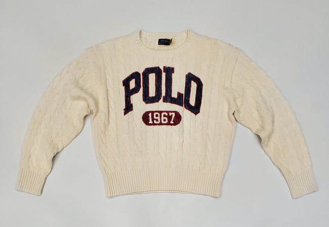 Nwt Polo Ralph Lauren Women's Polo Spellout Sweater - Unique Style