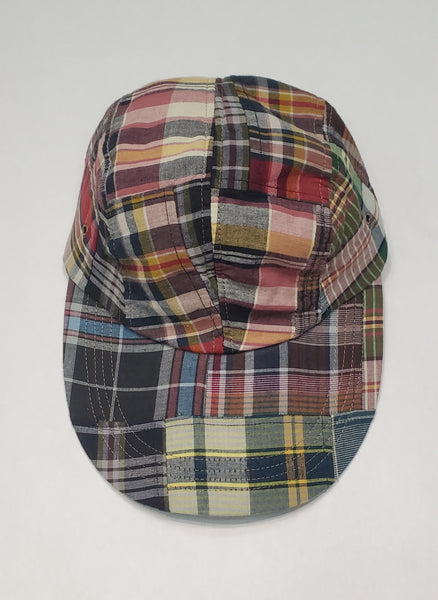Nwt Polo Ralph Lauren Plaid Outdoor Expedition Patch Adjustable Hat