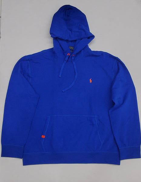 Nwt Polo Ralph Lauren Royal Blue/Orange Small Pony Pullover Hoodie
