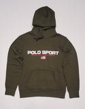 Nwt Polo Sport Olive Spellout Hoodie
