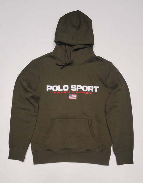 Nwt Polo Sport Olive Spellout Hoodie
