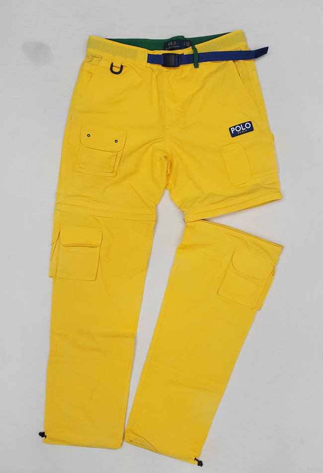 Nwt Polo Ralph Lauren Yellow Polo Beach Convertible 2 in 1 Pants - Unique Style