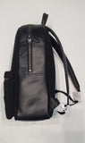 Nwt Polo Ralph Lauren Black Patches Leather/Wool Backpack