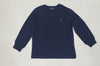 Nwt Kids Polo Ralph Lauren Navy Blue Small Pony  L/S Tee (2T-7T) - Unique Style