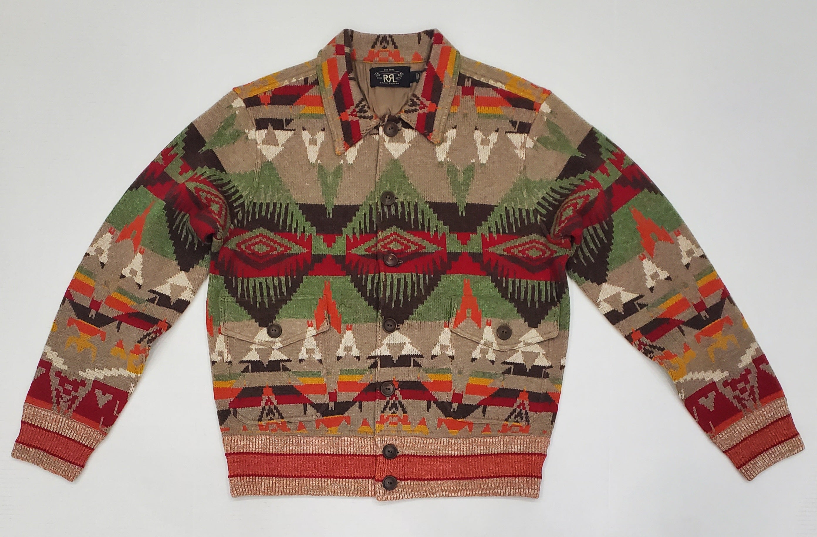 Nwt Ralph Lauren RRL Wool Blend Sweater Jacket | Unique Style