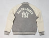 Nwt Polo Ralph Lauren Cream/Grey Yankees Wool Jacket