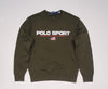 Nwt Polo Ralph Lauren Olive Polo Sport Crew Neck Sweatshirt