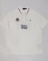Nwt Polo Ralph Lauren White USA Classic Fit Polo - Unique Style