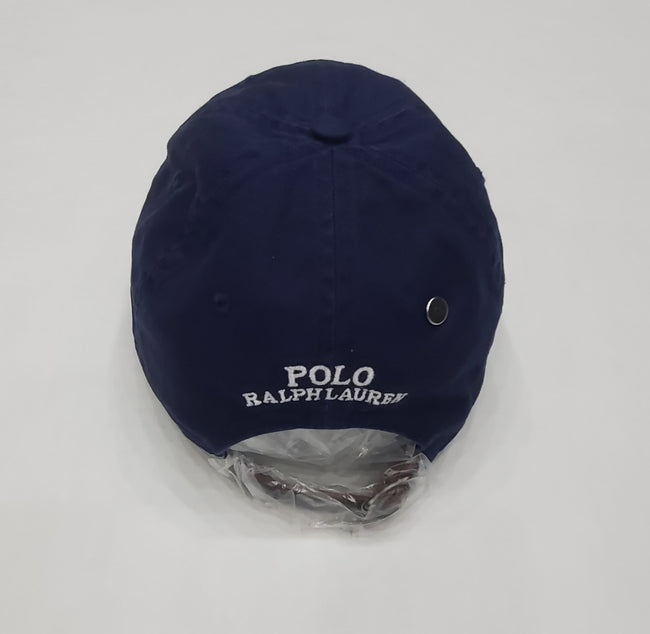 Nwt Polo Ralph Lauren Navy Grandpa Teddy Bear Adjustable Hat