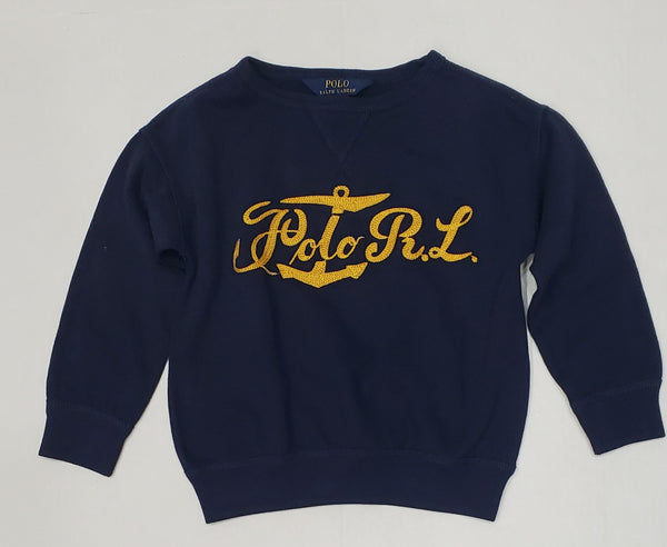 Nwt Polo Ralph Lauren Polo RL Anchor Sweatshirt (2T-7T)