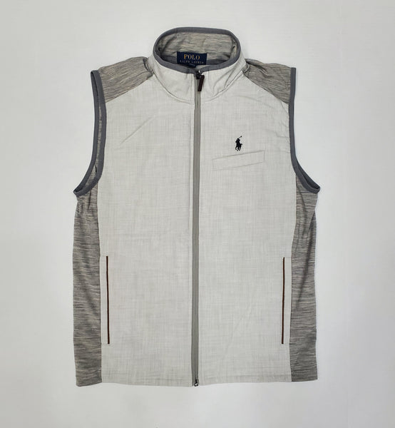 Nwt Polo Ralph Lauren Grey Heather Small Pony Wool-Polyester Blend Vest - Unique Style