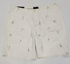 Nwt Polo Ralph Lauren Allover Embroidered Cricket Shorts