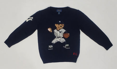 Nwt Kids Polo Ralph Lauren GIRLS Bear Sweatshirt (2T-7T)