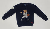 Nwt Kids Polo Ralph Lauren Yankee Bear Knit Sweater (2T-7T)