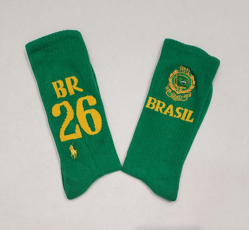 Nwt Polo Ralph Lauren Brasil Socks