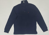 Nwt Polo Ralph Lauren Navy w/Burgundy Horse Half-Zip Sweater - Unique Style