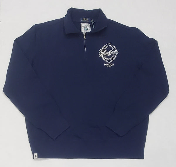 Nwt Polo Ralph Lauren Wimbledon Half Zip Sweatshirt