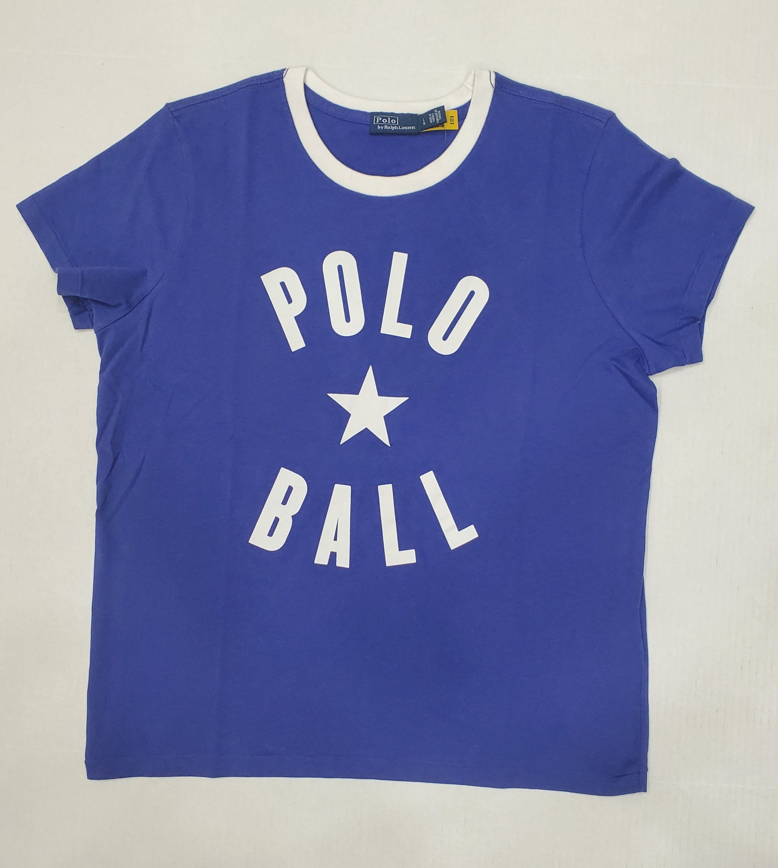 Nwt Polo Ralph Lauren White P-Wing New York 1967 Short Sleeve Tee