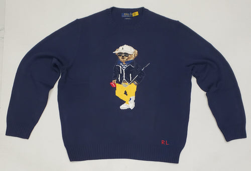 Nwt Polo Ralph Lauren "Golf Stick Bear" Sweater - Unique Style
